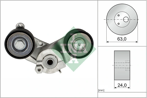Belt Tensioner, V-ribbed belt